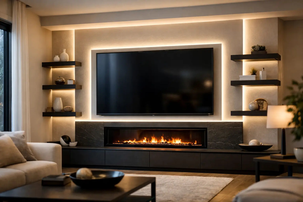 LED Trims for Media Walls That Finish the Look