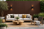 Outdoor Wall Panel 240cm - Light Brown