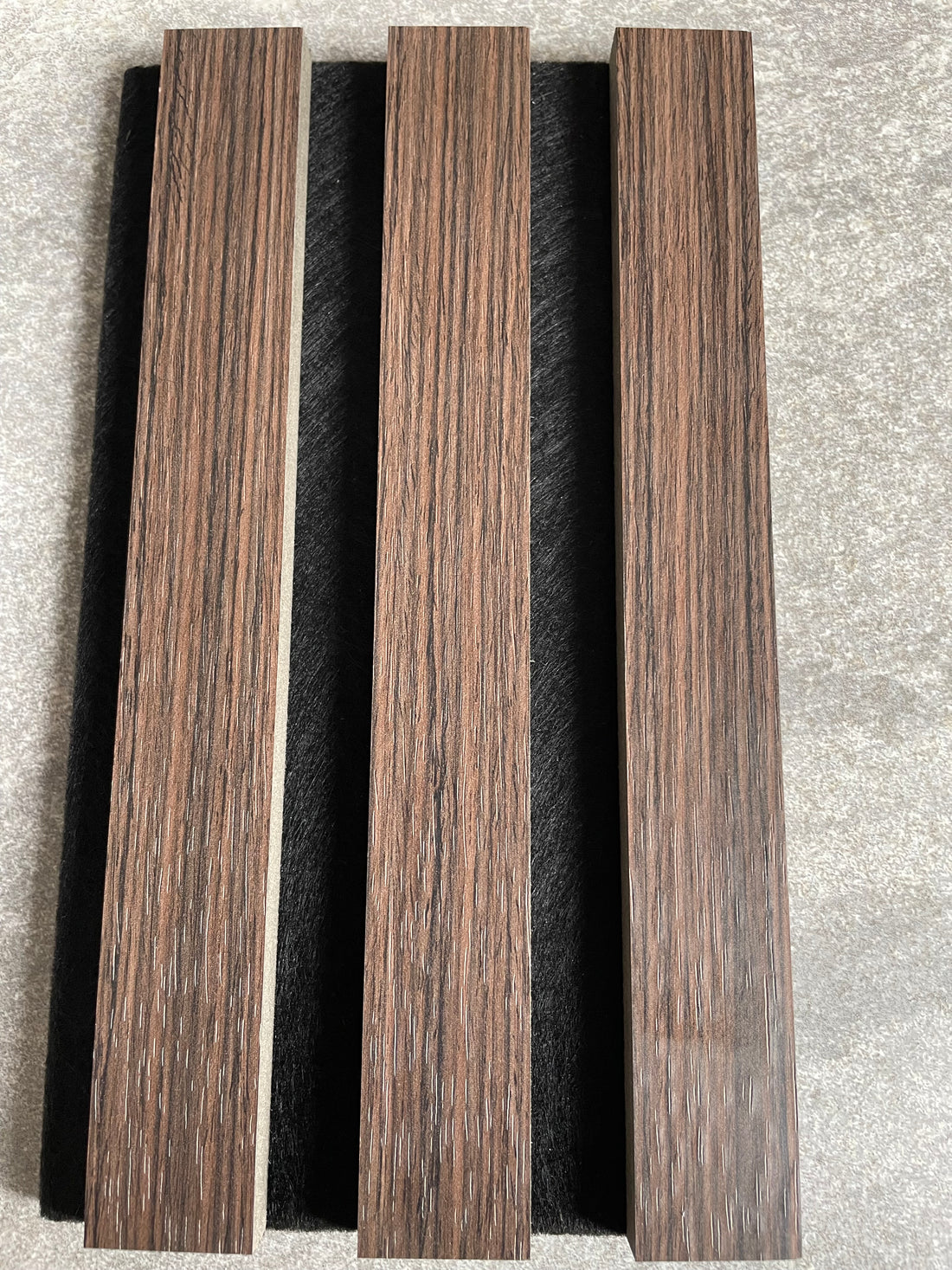 Acoustic Wall Panel 240x60cm - Smoked Oak