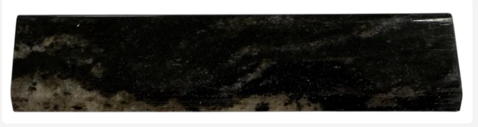 Wall Board End Trim 240cm - Gold and Black Marble
