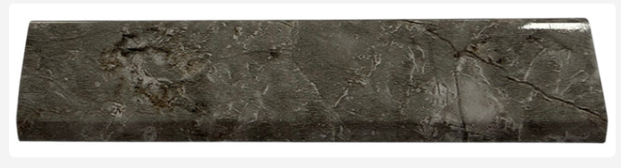 Wall Board End Trim 240cm - Gold and Grey Marble