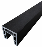 FENCING END TRIM - BLACK