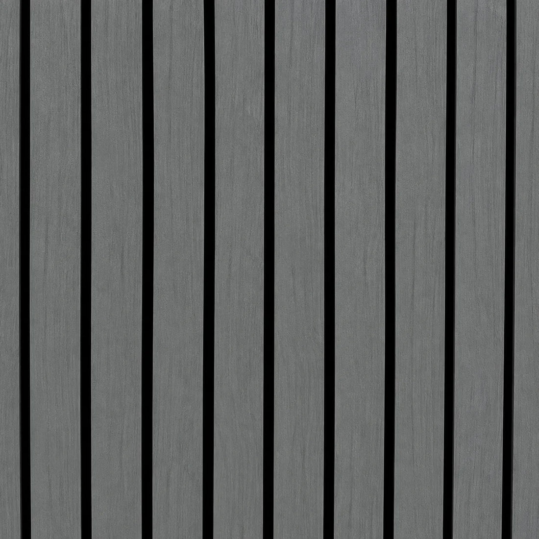 Light Grey wide slat acoustic wall panel 240x60cm with 5cm slats on black felt