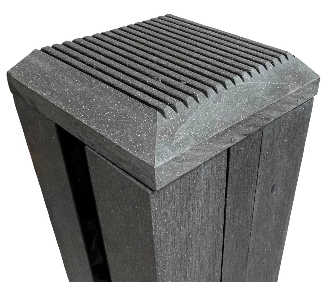 Fence Post - Black - 240cm (8”)