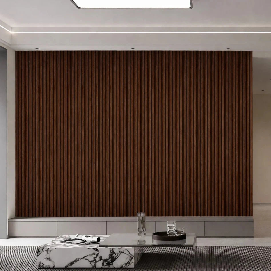 Walnut Wall Panel - Seamless - 240cm - (12pcs)