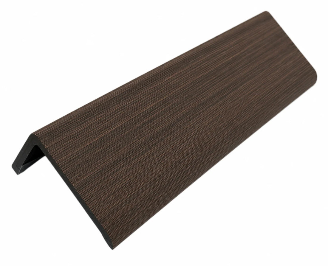 Acoustic Wall Panel End Trim 240cm - Smoked Oak