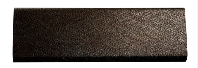 Acoustic Wall Panel End Trim 240cm - Metallic Brown