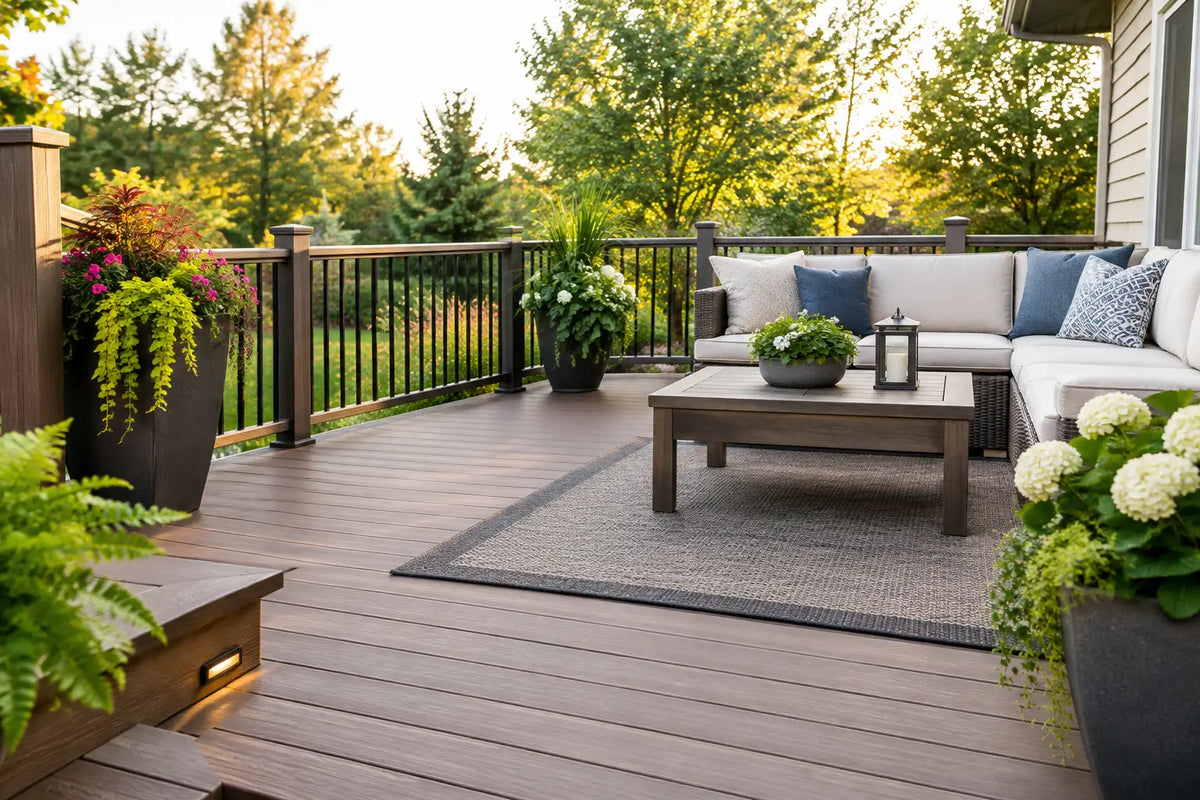 Composite Deck Garden Makeover Ideas That Last
