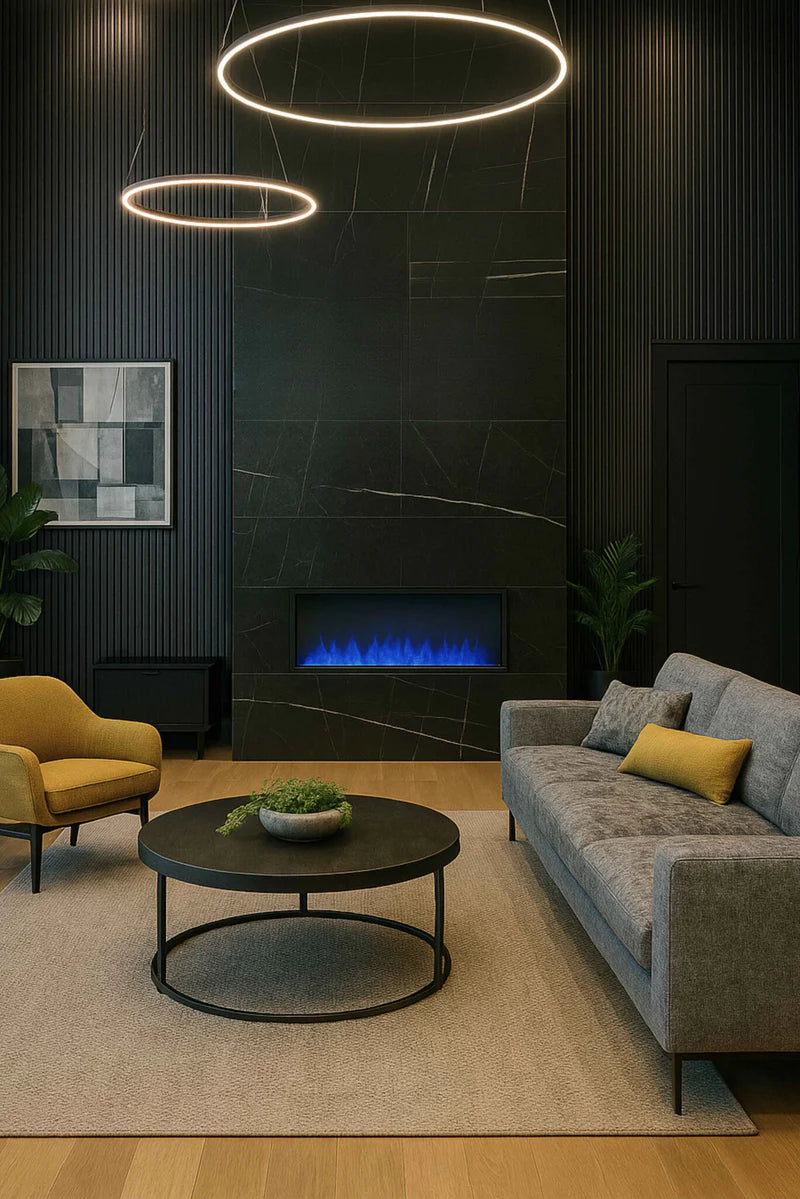 Acoustic Wall Panel 240x60cm - Black