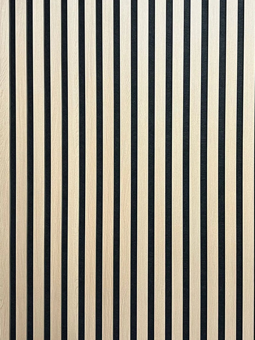 Acoustic Wall Panel 240x60cm - Natural Oak 01A | Home Hub Direct