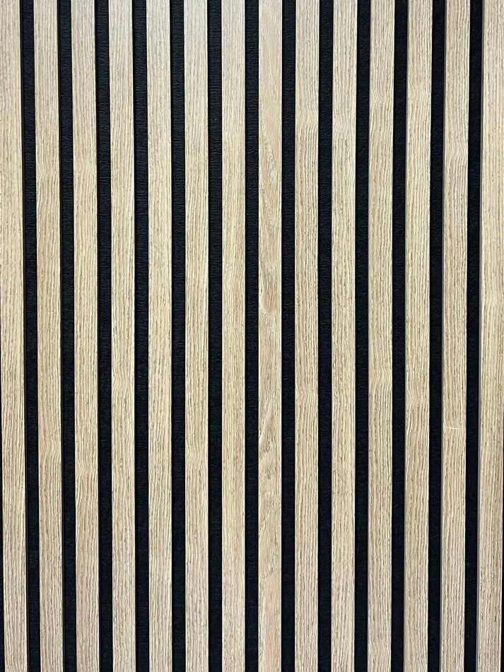 Acoustic Wall Panel 240x60cm - Dark Oak 01D
