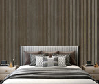 Acoustic Wall Panel 240x60cm - Dark Oak 01D