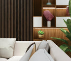 Acoustic Wall Panel 280x60cm - Wallnut