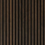 Acoustic Wall Panel 280x60cm - Wallnut