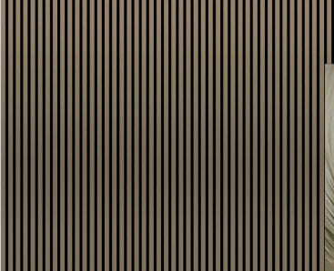 Acoustic Wall Panel 240x60cm - Metallic Brown 01WF