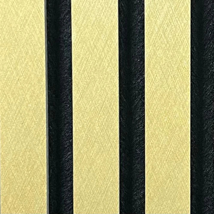 Acoustic Wall Panel 240x60cm - Metallic Gold 01WG