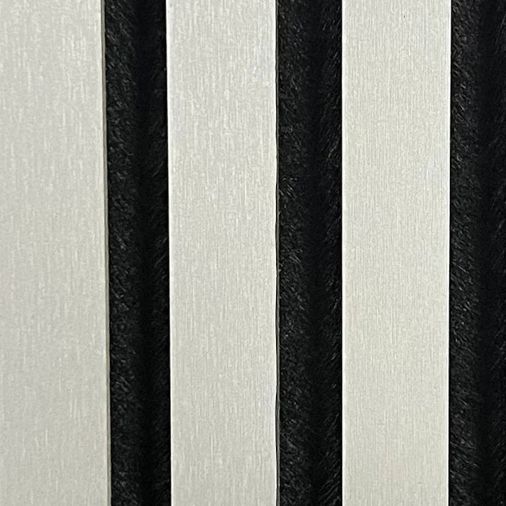 Acoustic Wall Panel 240x60cm - Metallic Light Grey 01WH