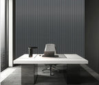 Acoustic Wall Panel 240x60cm - Metallic Dark Grey 01WJ