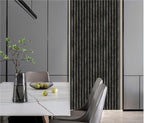 Acoustic Wall Panel 280x60cm - Gold and Black Marble