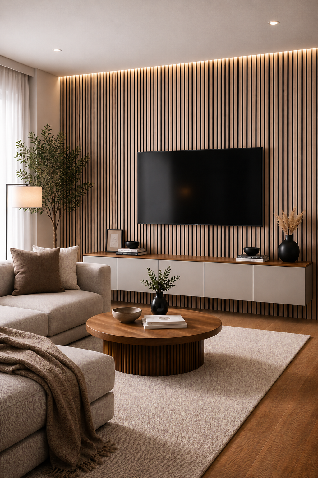 ACOUSTIC WALL PANEL 240X60CM - 04A