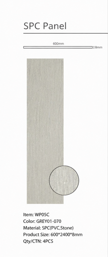 PVC WALL BOARD 240X60CM - 05C