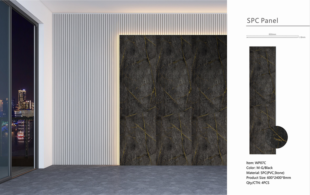 PVC WALL BOARD 240X60CM - 07C