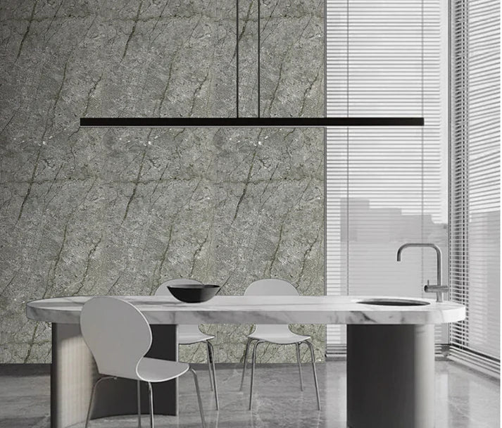 Wall Board 240cm - Gold and Grey Marble