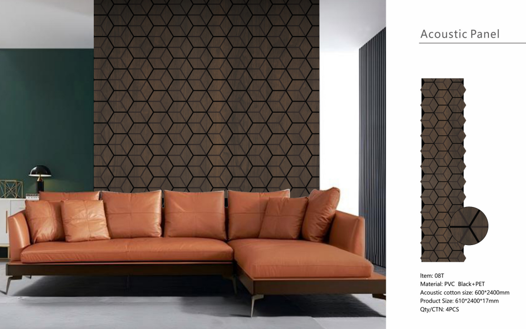ACOUSTIC WALL PANEL 240X60CM - 08T