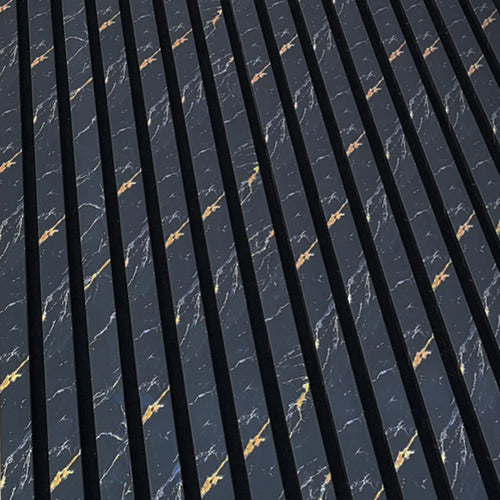 Acoustic Wall Panel 240x60cm - Black Marble