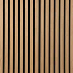 Acoustic Wall Panel 240x60cm - Light Oak