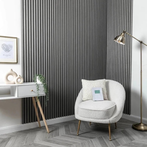 Acoustic Wall Panel 240x60cm - Dark Grey