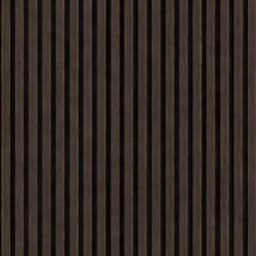 Acoustic Wall Panel - Walnut - Premium Three-Sided - 240cm