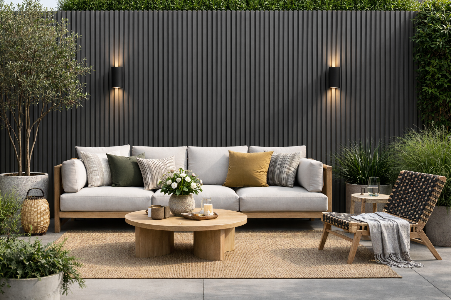 OUTDOOR WALL PANEL 84B - GREY