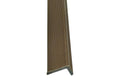 OUTDOOR PANEL 84 END TRIM - LIGHT BROWN