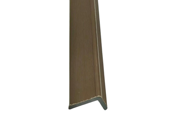 OUTDOOR PANEL 84 END TRIM - LIGHT BROWN | Home Hub Direct