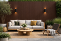 OUTDOOR WALL PANEL 84C - LIGHT BROWN
