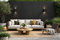 OUTDOOR WALL PANEL 84E - BLACK