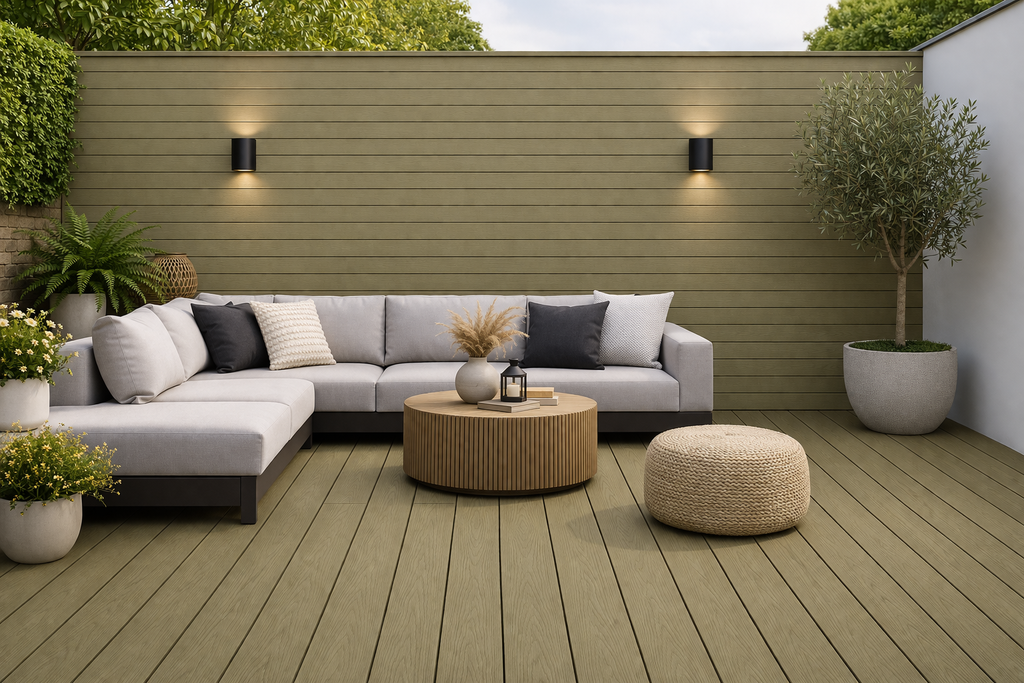 COMPOSITE DECKING 85F - KHAKI