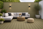 COMPOSITE DECKING 85F - KHAKI