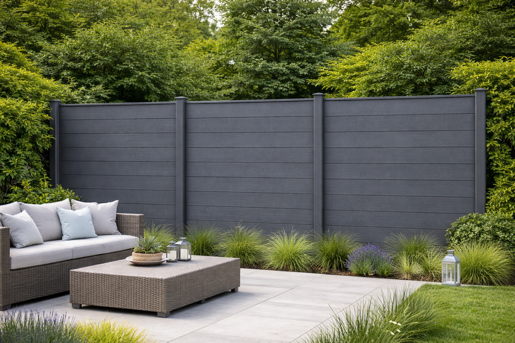 COMPOSITE FENCING 86B - GREY