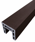 FENCING END TRIM - DARK BROWN
