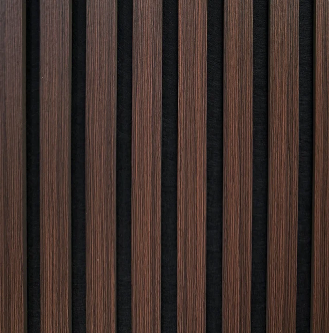 Acoustic Wall Panel 240x60cm - Smoked Oak
