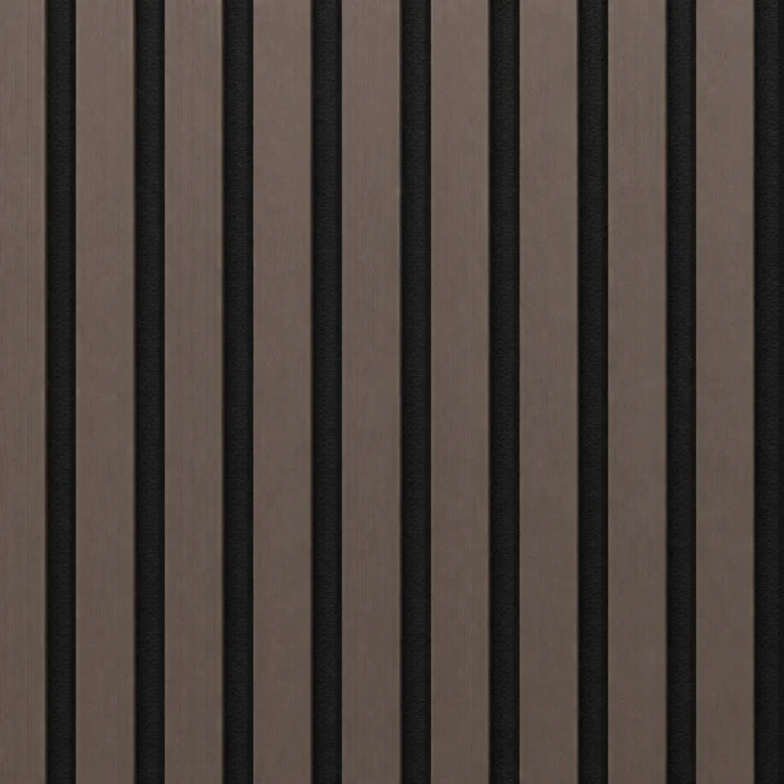Acoustic Wall Panel 240x60cm - Metallic Brown 01WF