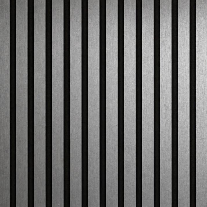 Acoustic Wall Panel 240x60cm - Metallic Dark Grey 01WJ