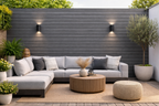 OUTDOOR WALL PANEL 87B - GREY