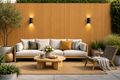 OUTDOOR WALL PANEL 84A - OAK