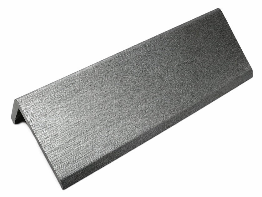 ACOUSTIC WALL PANEL END TRIM - METALLIC LIGHT GREY