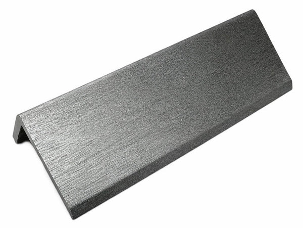 ACOUSTIC WALL PANEL END TRIM - METALLIC LIGHT GREY | Home Hub Direct