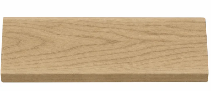 Acoustic Wall Panel End Trim 240cm - Dark Oak