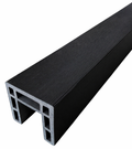 FENCING END TRIM - BLACK